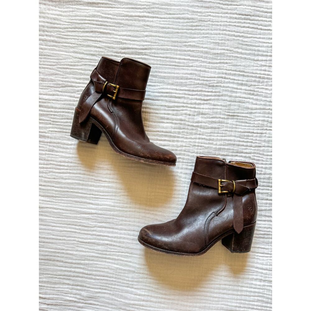 Frye Malorie Knotted Leather Heeled Boot